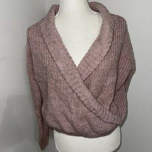 Pink/ Purple Cross Sweater